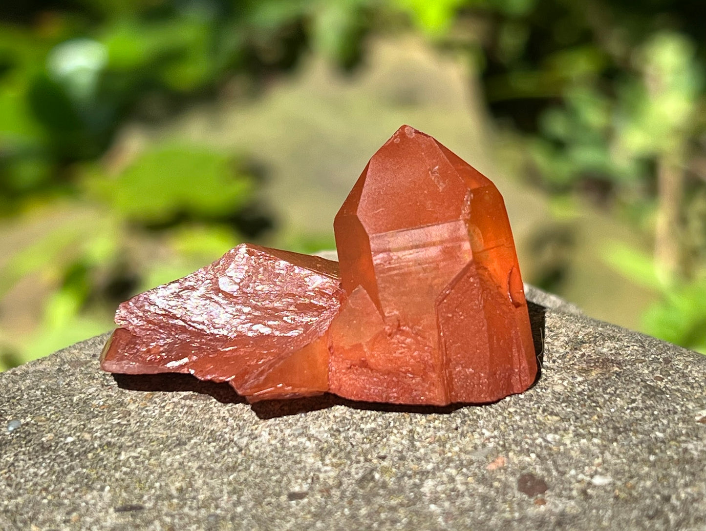Tangerine Quartz Specimen ~ Reserved for Amy Y.