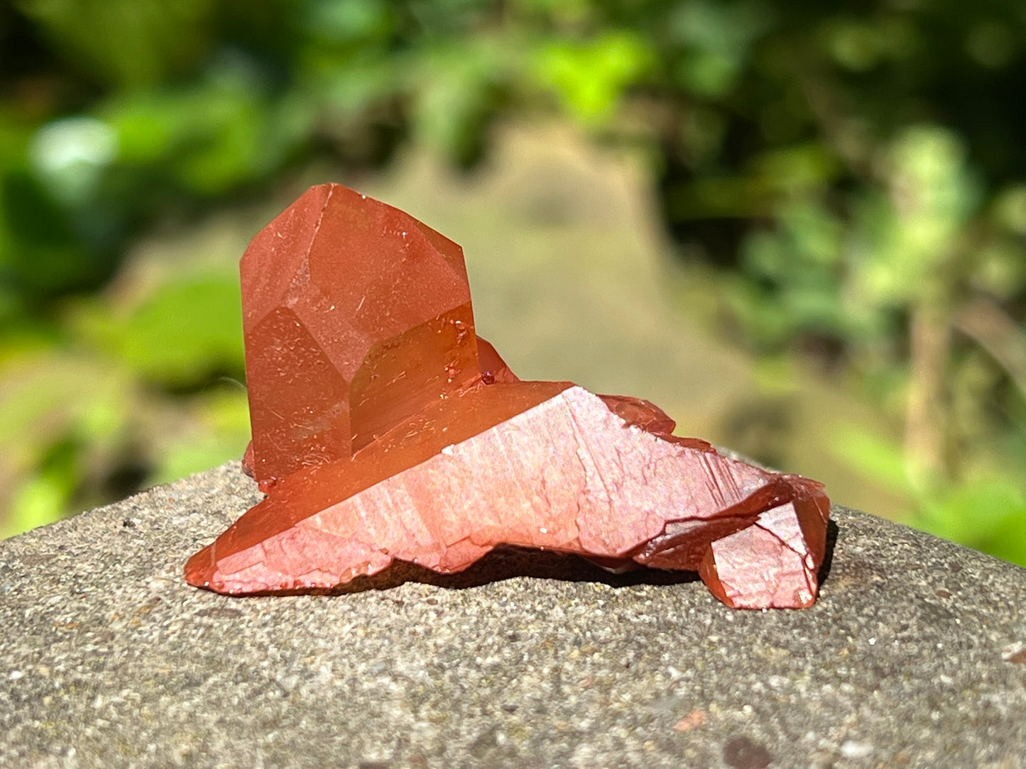 Tangerine Quartz Specimen ~ Reserved for Amy Y.