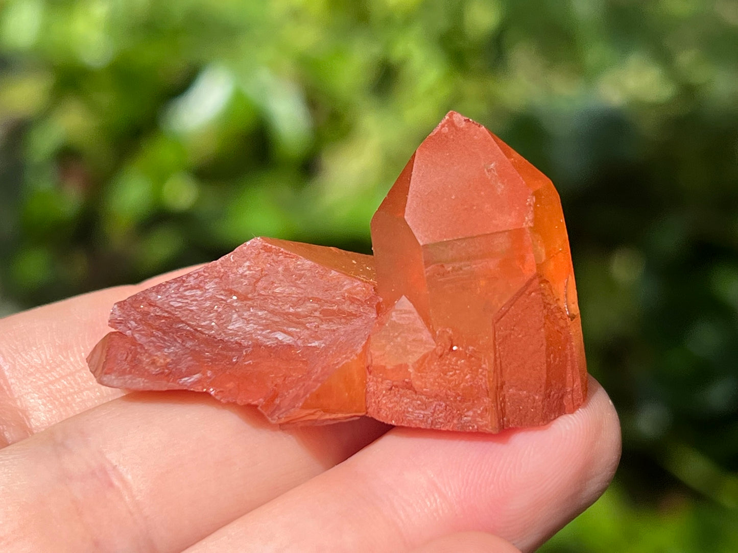 Tangerine Quartz Specimen ~ Reserved for Amy Y.