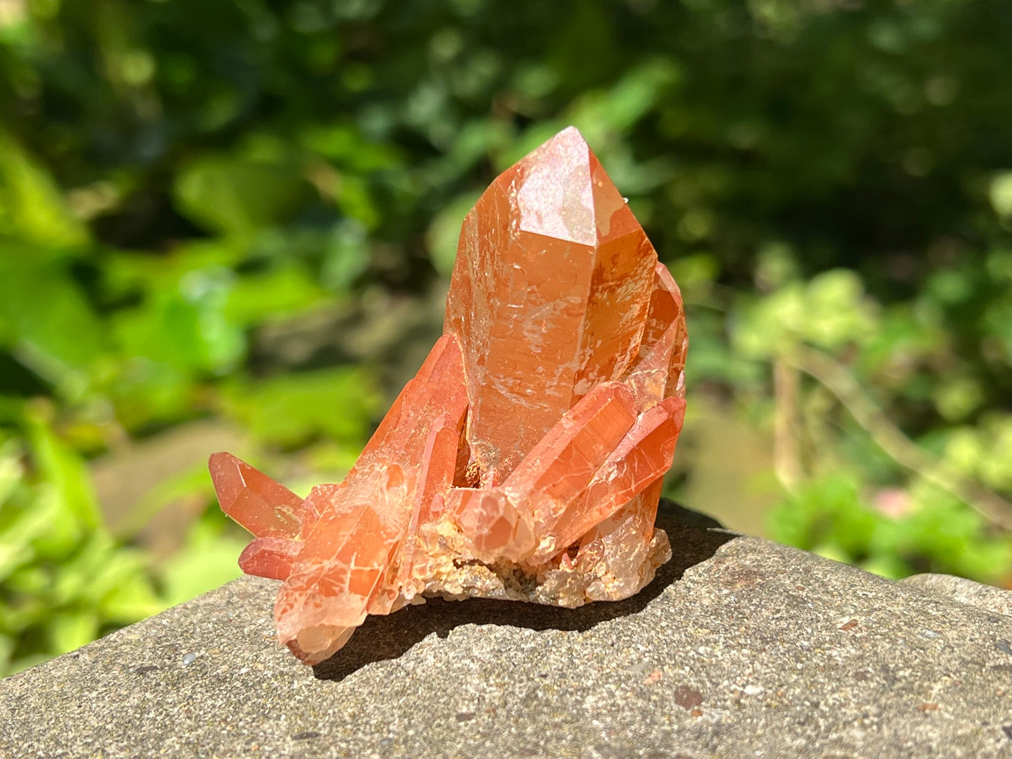 Tangerine Quartz Specimen