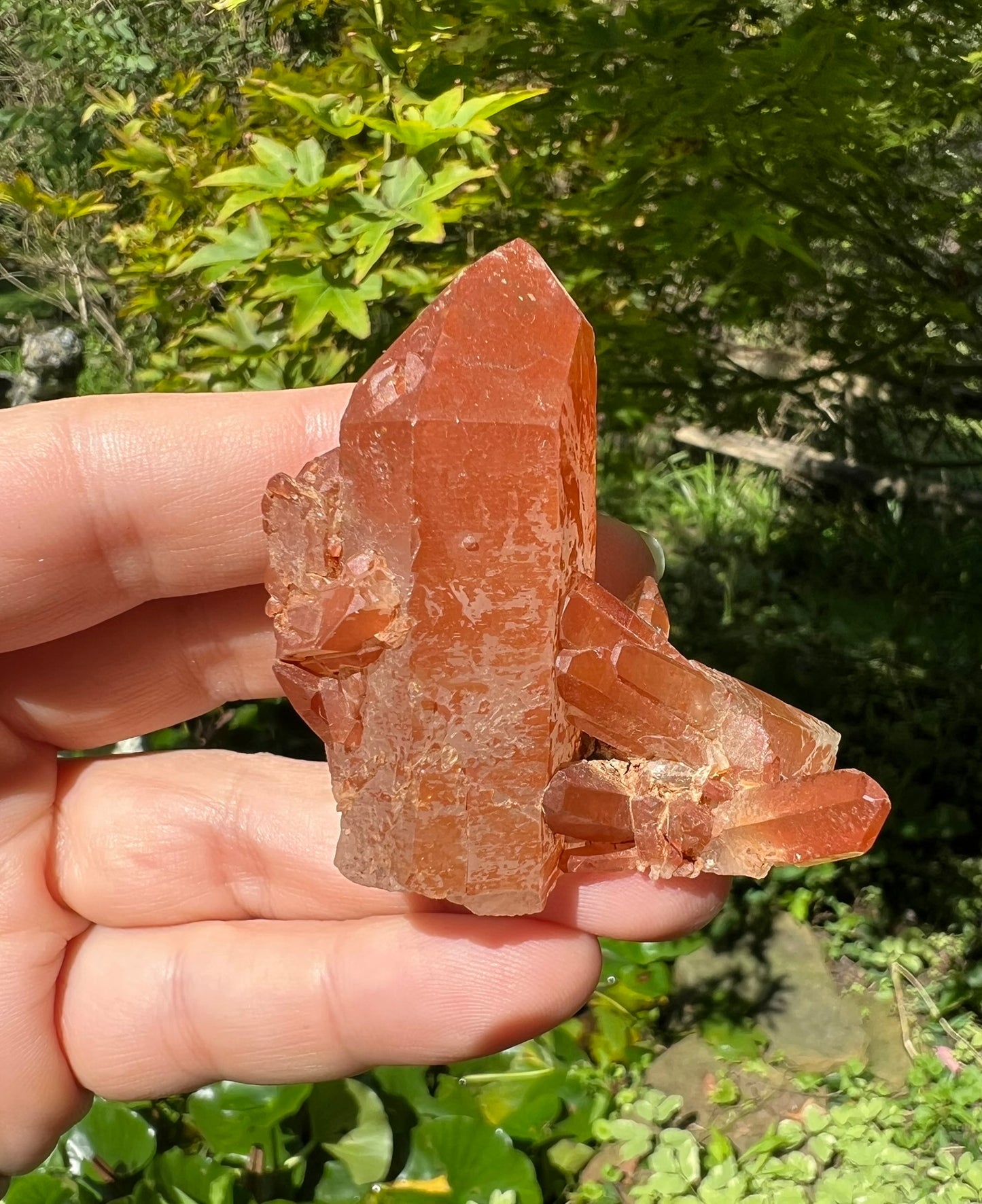 Tangerine Quartz Specimen