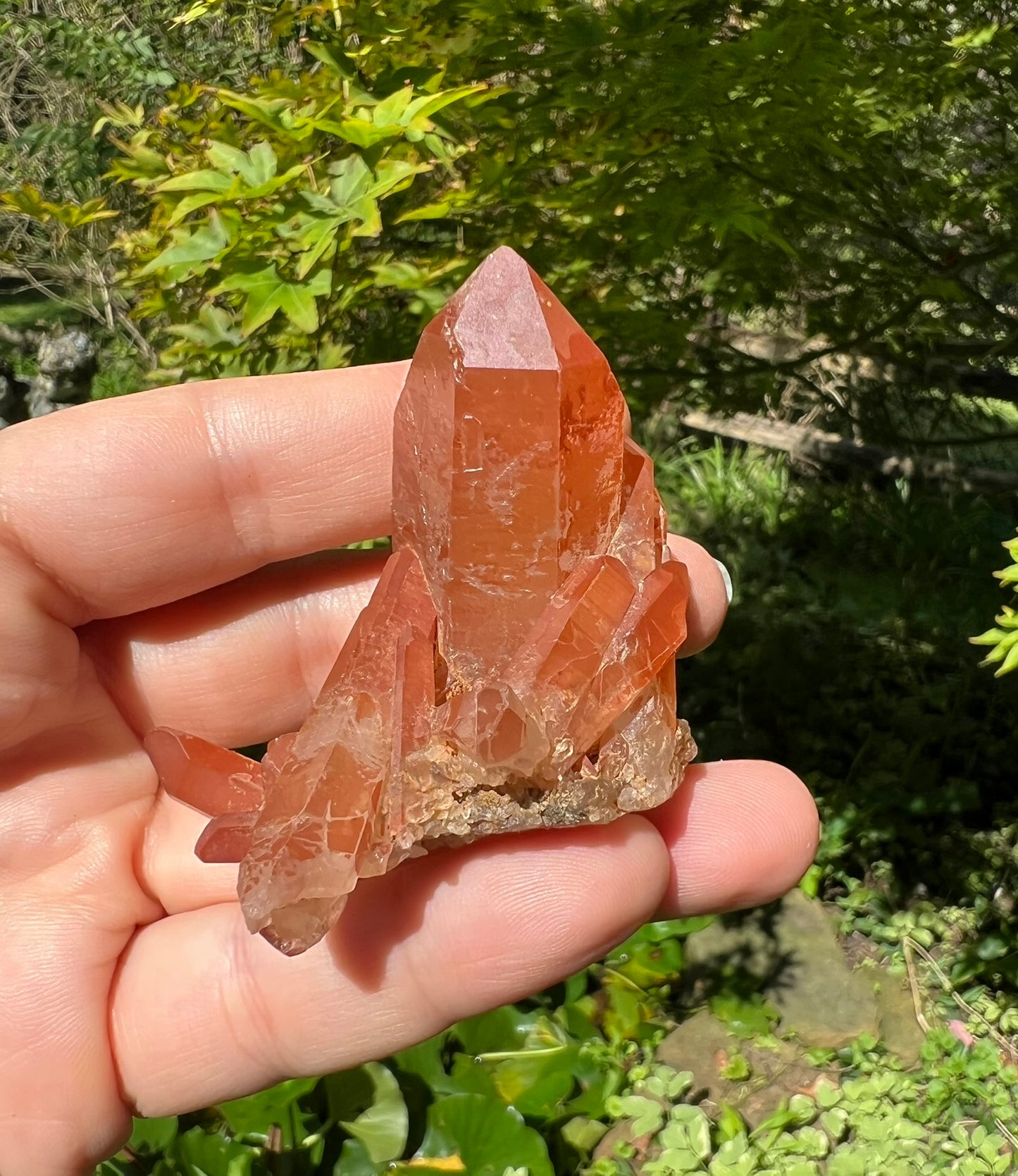 Tangerine Quartz Specimen