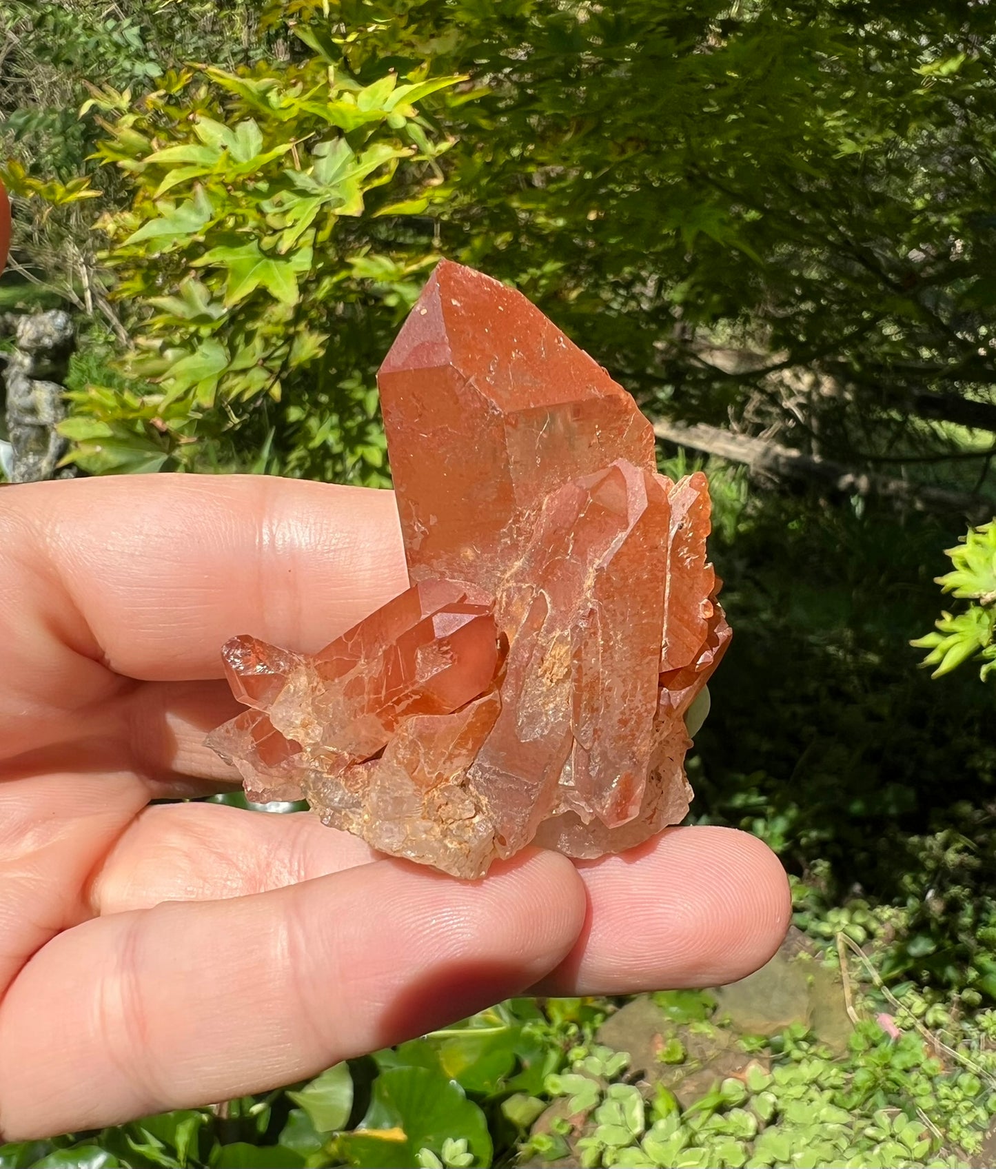 Tangerine Quartz Specimen