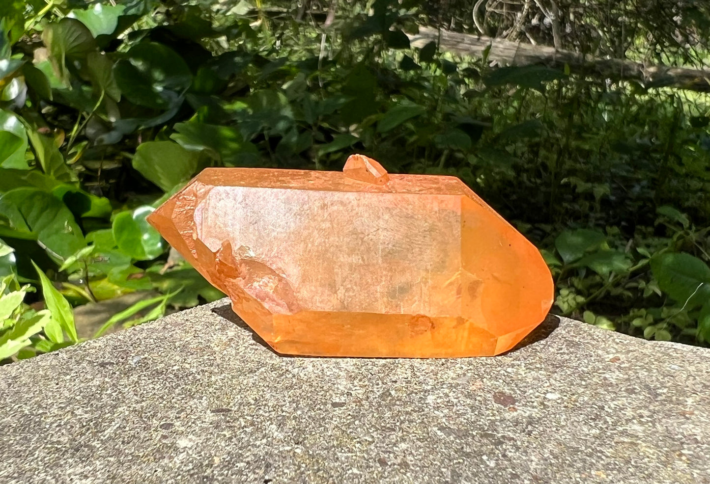 Tangerine Quartz Double Terminated Point