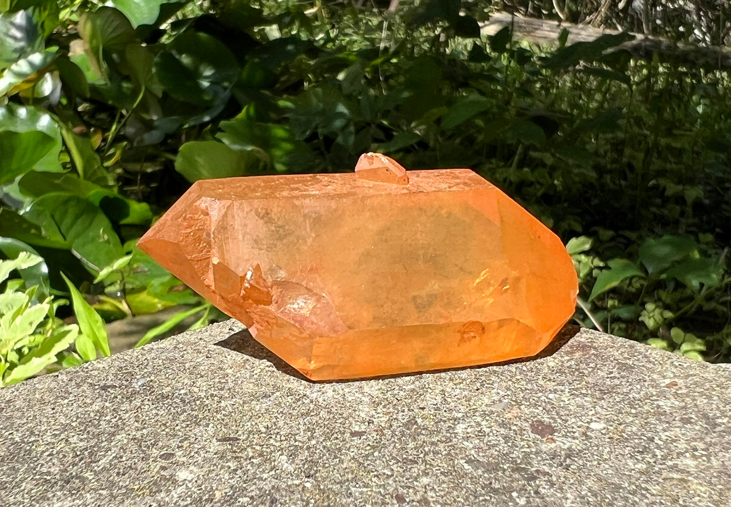 Tangerine Quartz Double Terminated Point