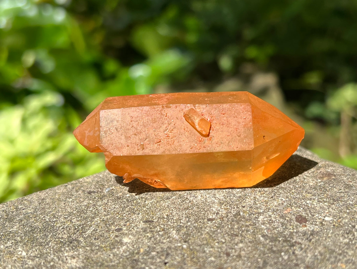Tangerine Quartz Double Terminated Point