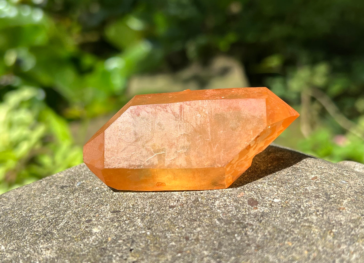 Tangerine Quartz Double Terminated Point