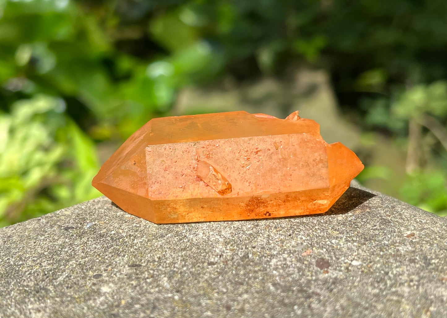 Tangerine Quartz Double Terminated Point