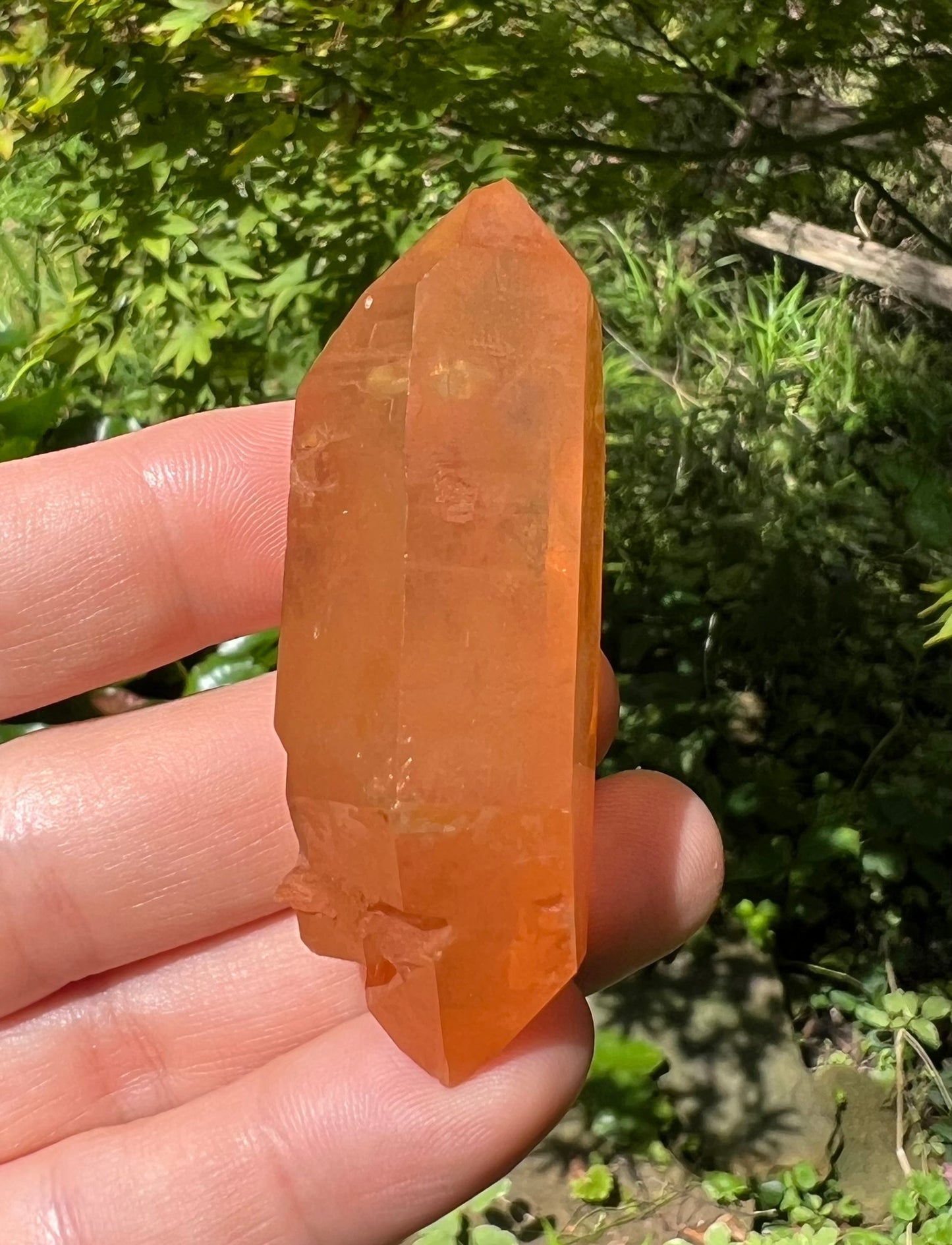 Tangerine Quartz Double Terminated Point