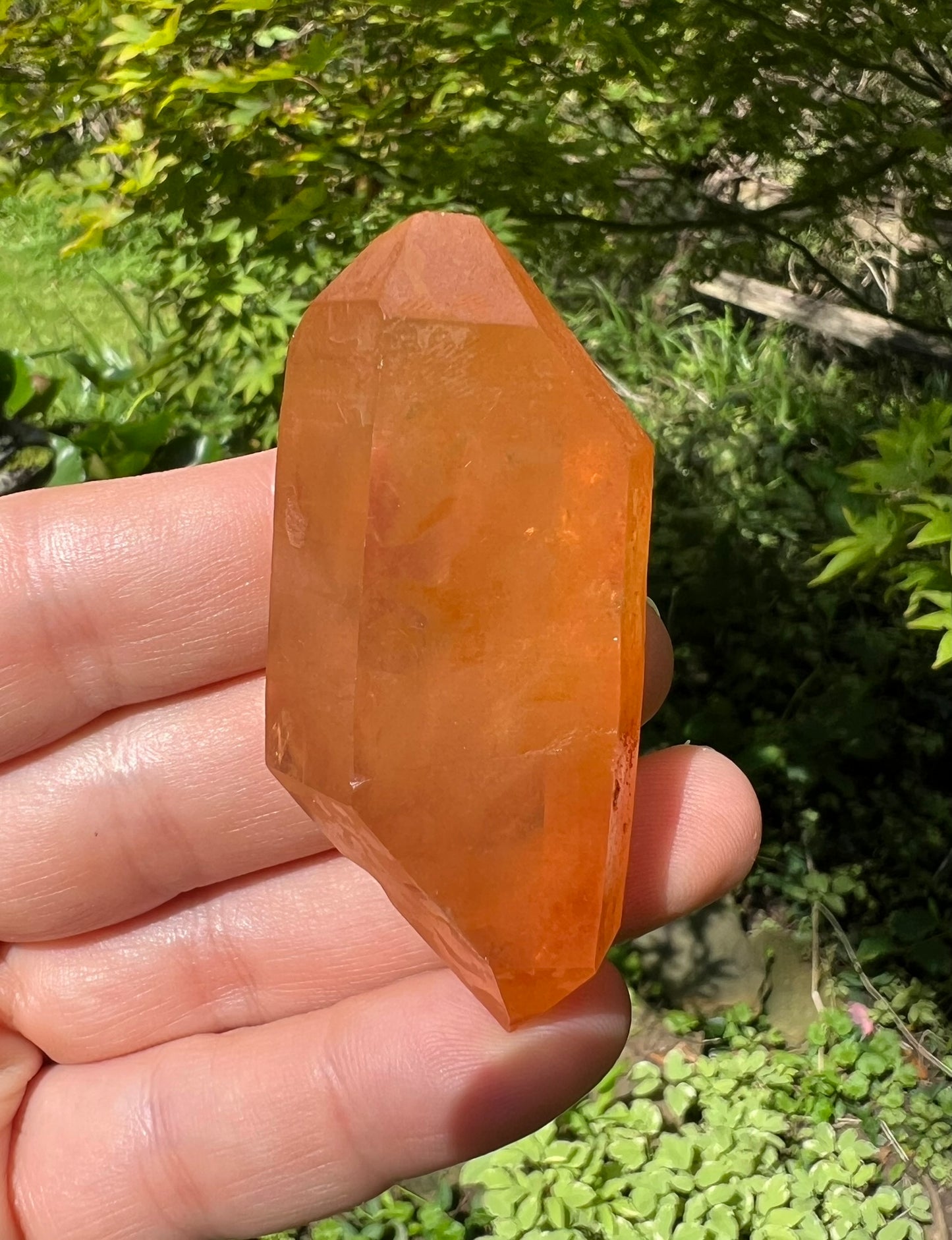 Tangerine Quartz Double Terminated Point