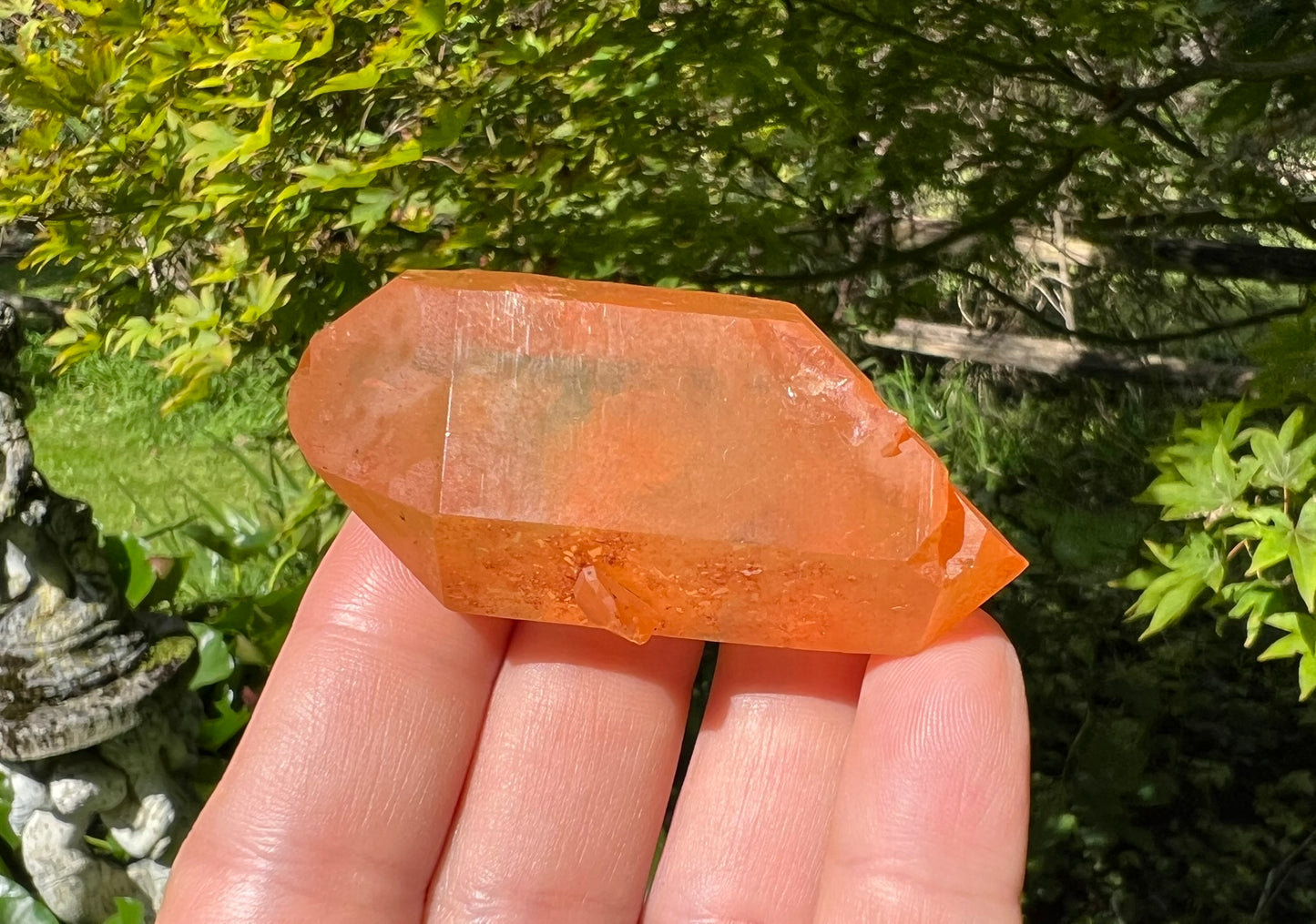 Tangerine Quartz Double Terminated Point