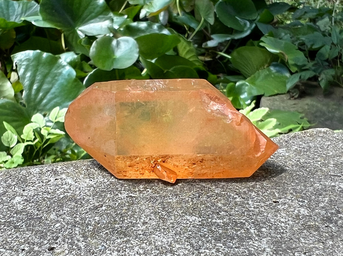 Tangerine Quartz Double Terminated Point