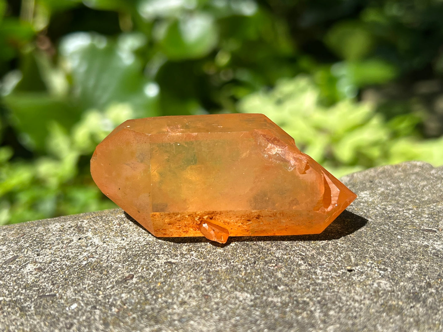 Tangerine Quartz Double Terminated Point