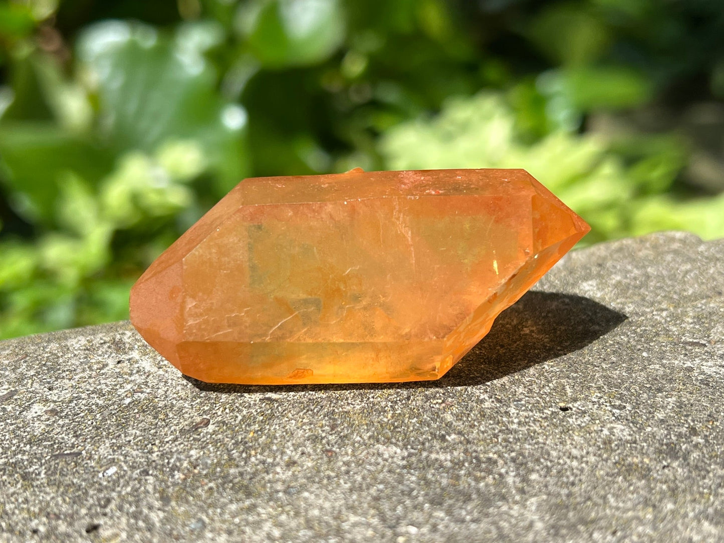 Tangerine Quartz Double Terminated Point
