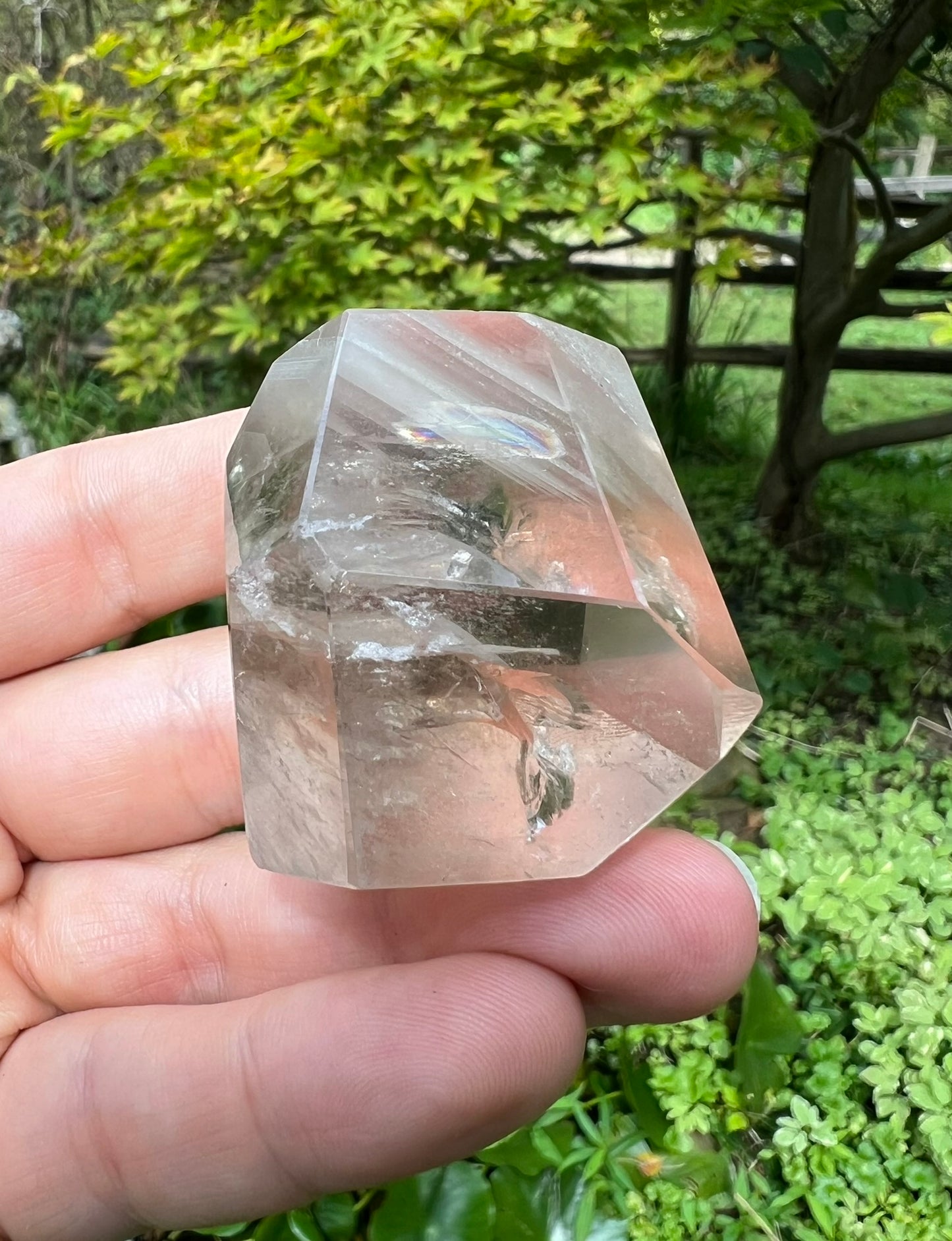 Smoky Phantom Quartz Freeform ~ Brazil