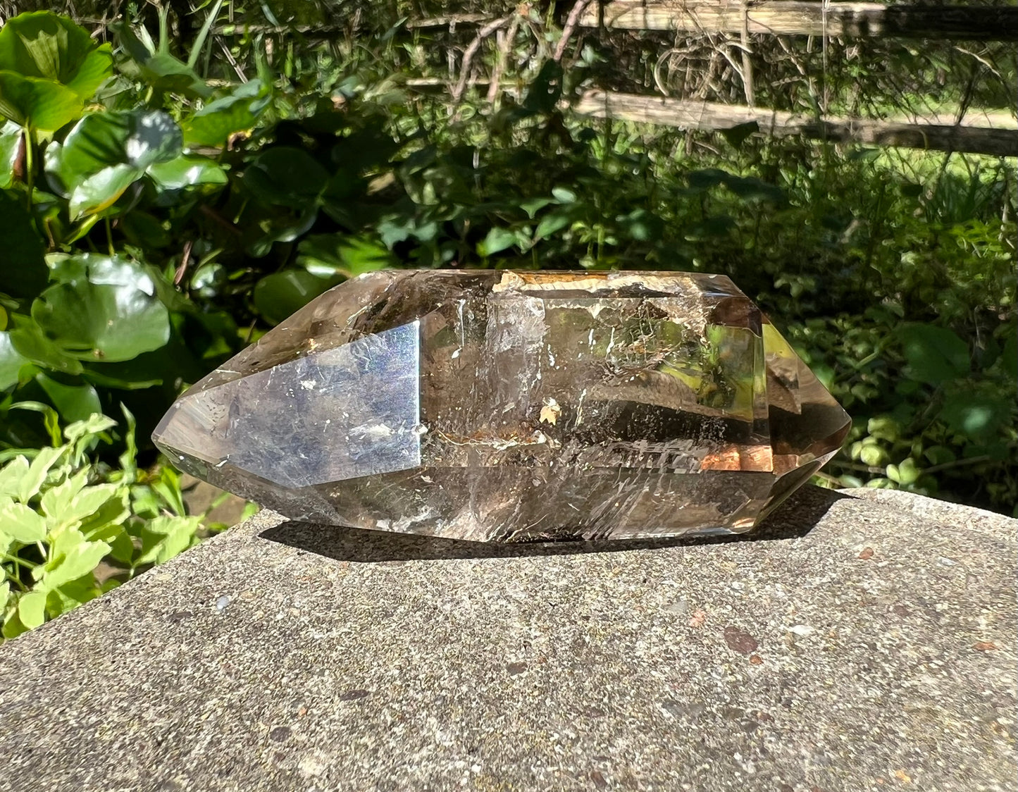 Smoky Phantom Double Terminated Quartz Point ~ Brazil
