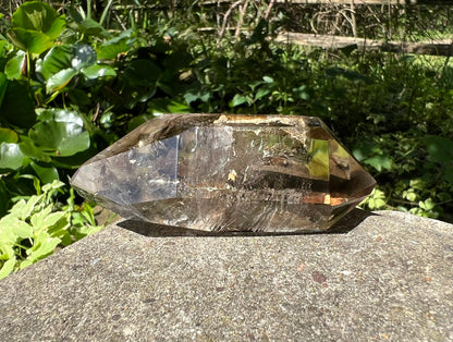 Smoky Phantom Double Terminated Quartz Point ~ Brazil