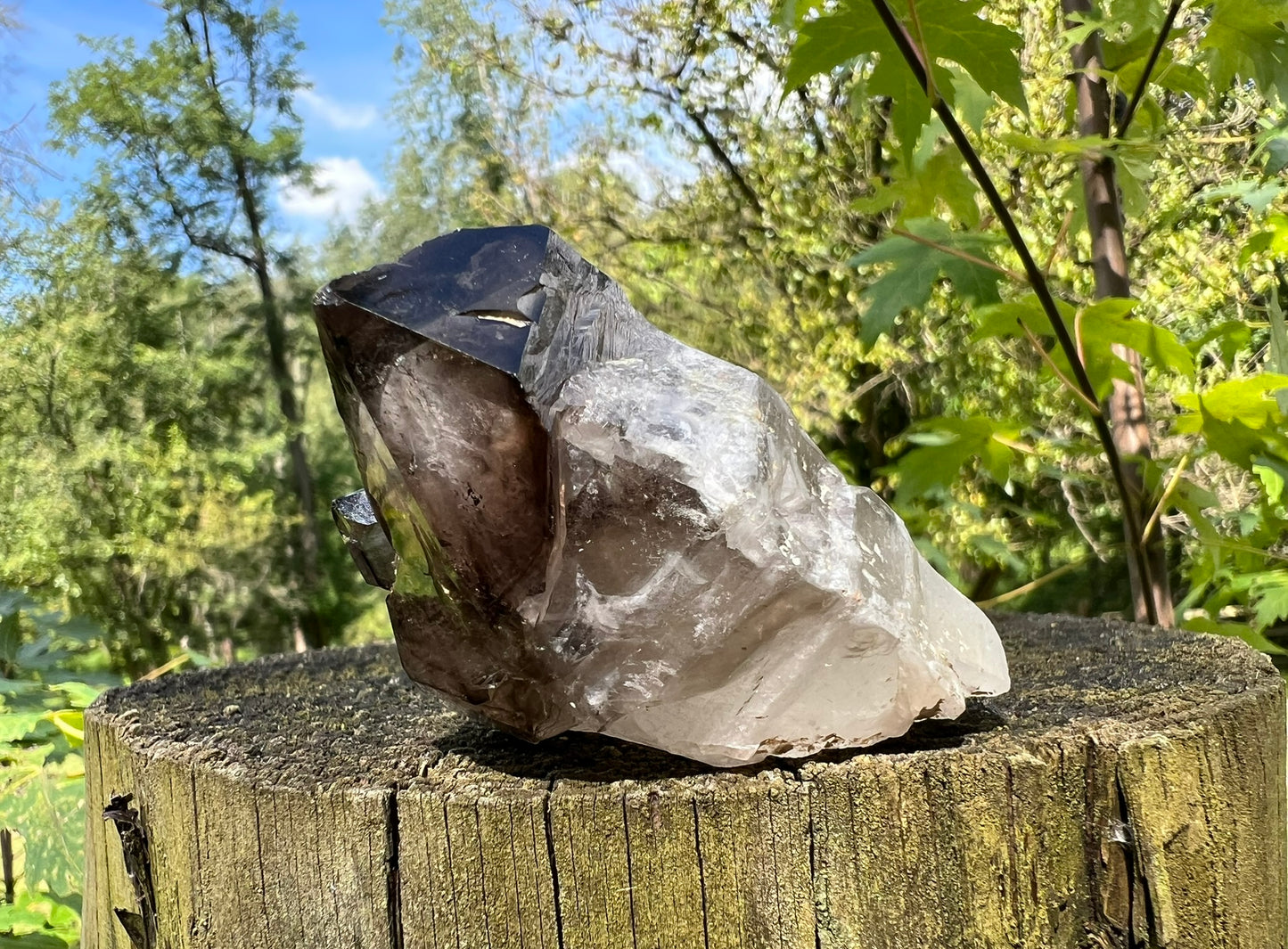 Smoky Elestial Quartz Point