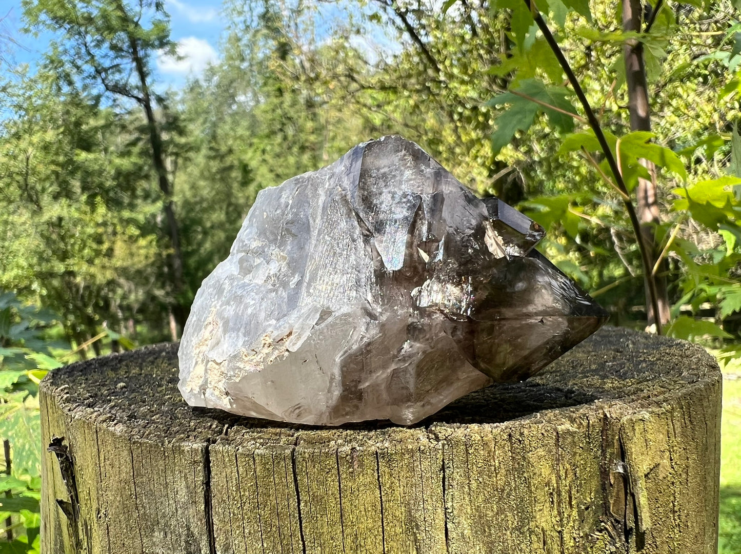 Smoky Elestial Quartz Point