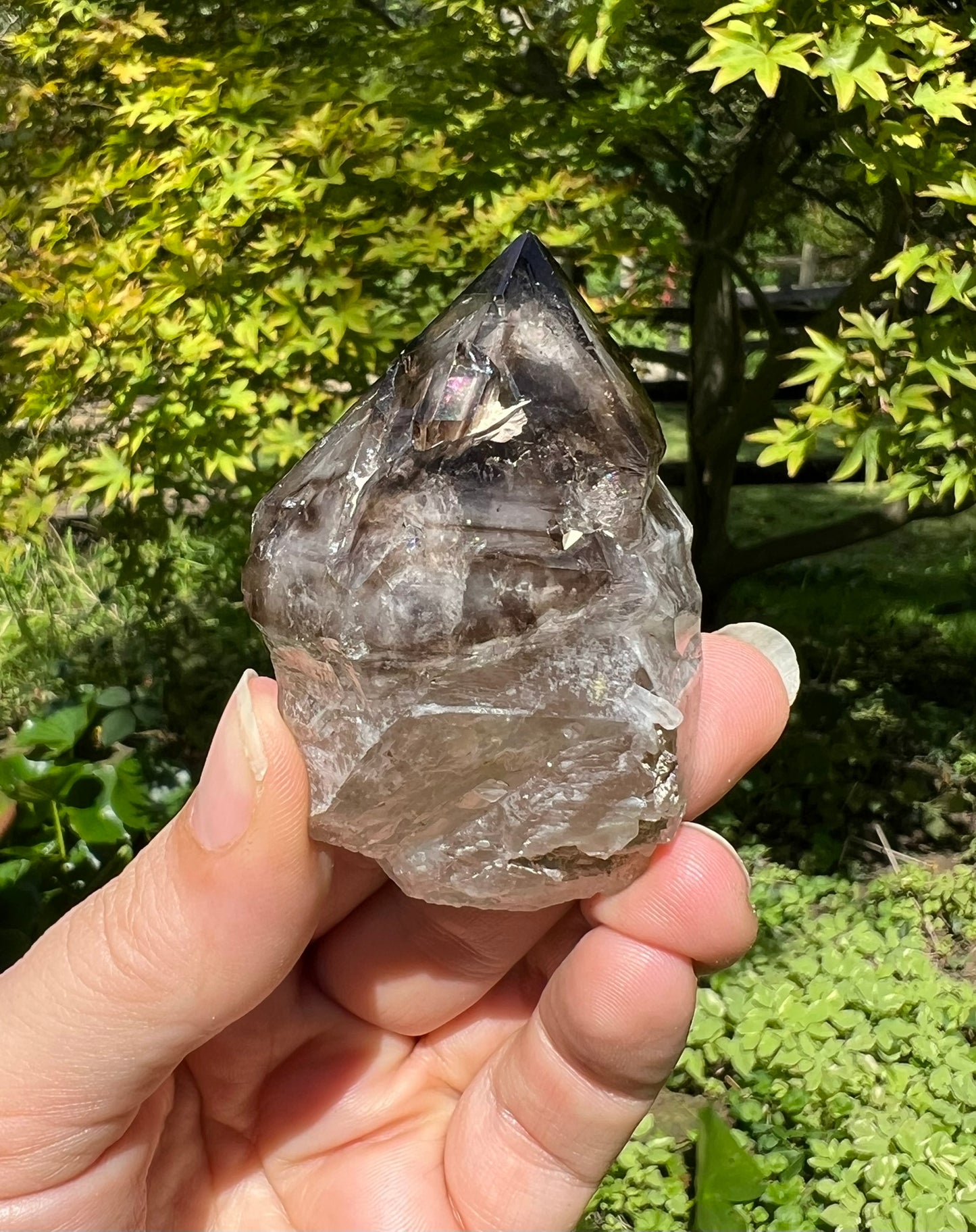 Smoky Elestial Quartz Point