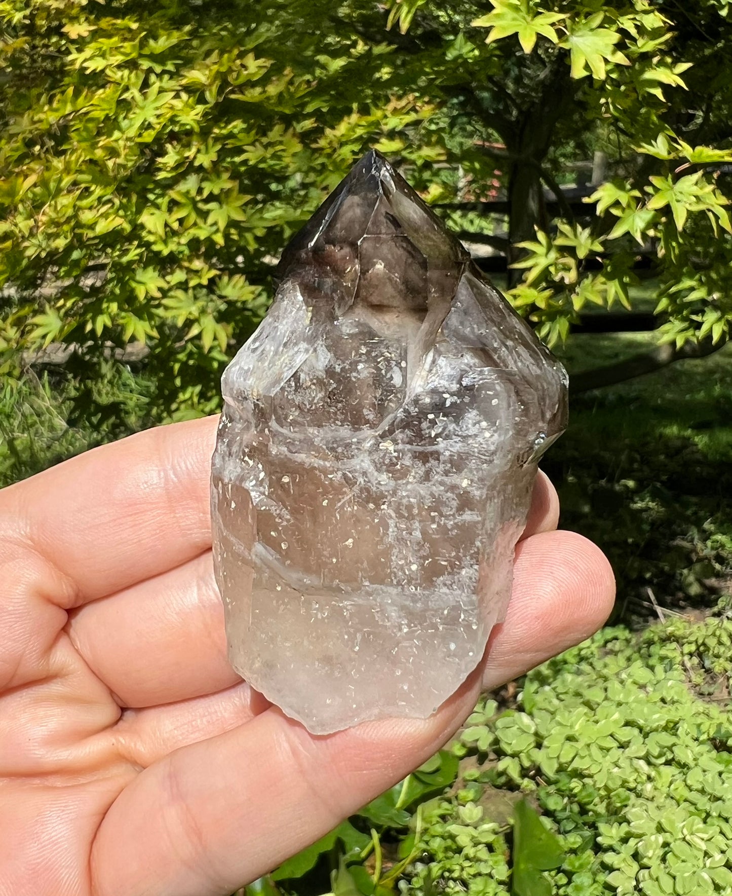 Smoky Elestial Quartz Point