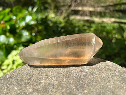 Lemurian Smoky Quartz Double Terminated Quartz Point ~ Brazil