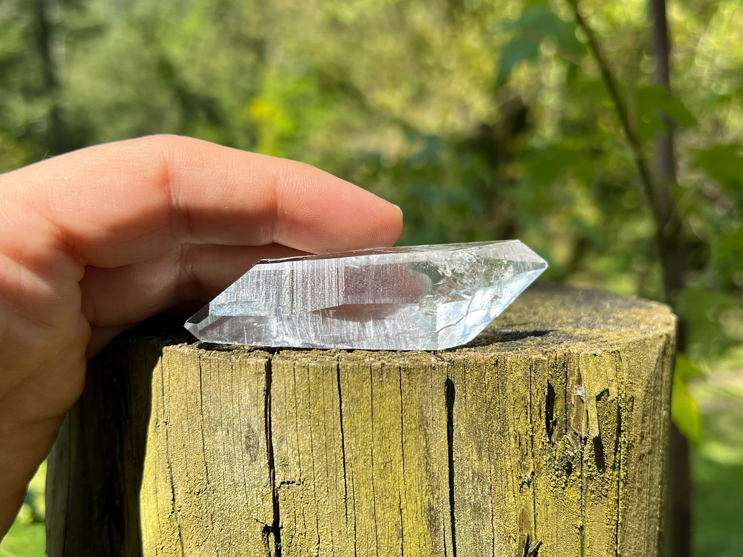 Lemurian Quartz Double Terminated Quartz Point ~ Brazil
