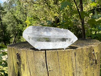 Lemurian Quartz Double Terminated Quartz Point ~ Brazil