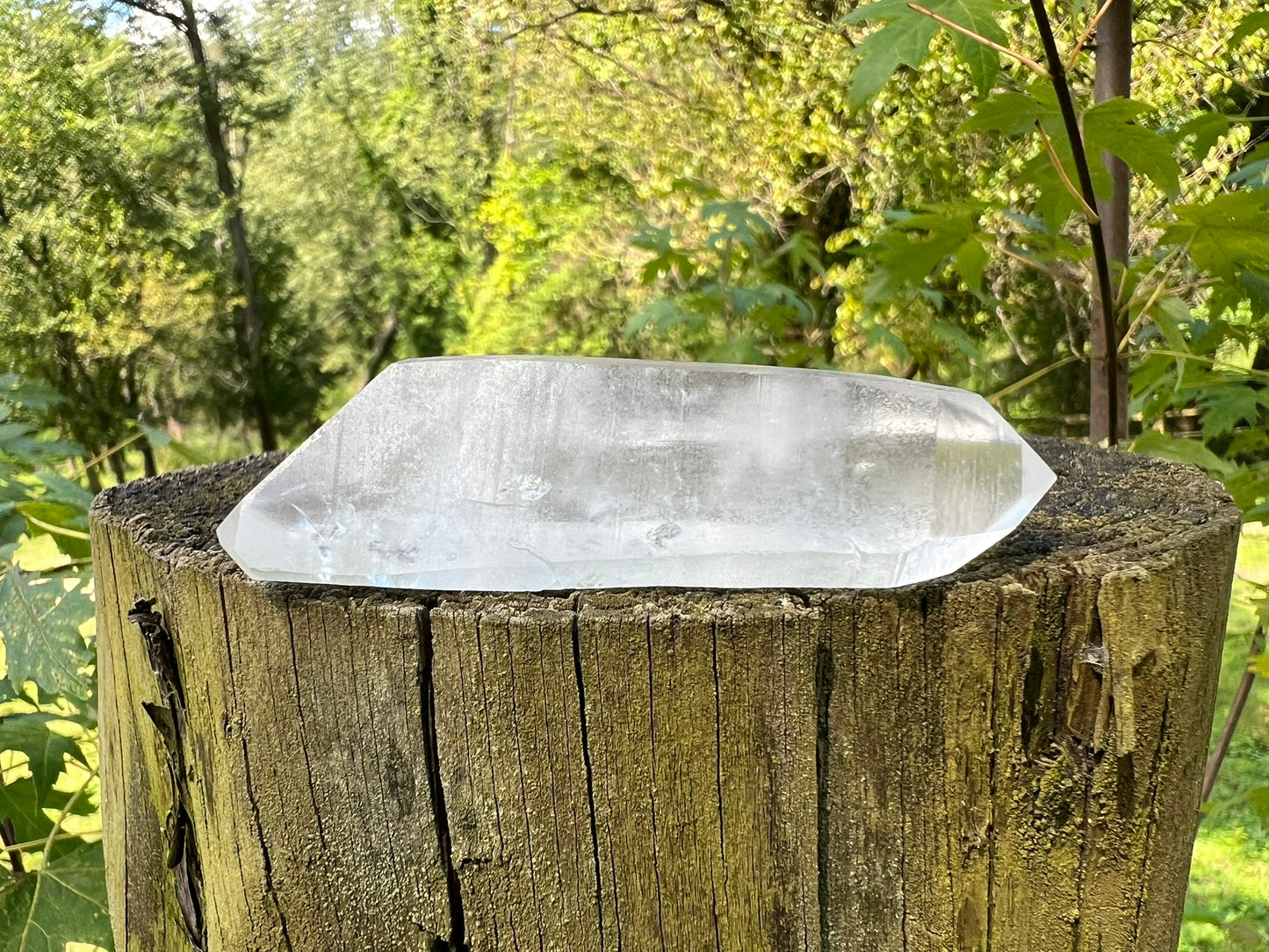 Lemurian Quartz Double Terminated Quartz Point ~ Brazil