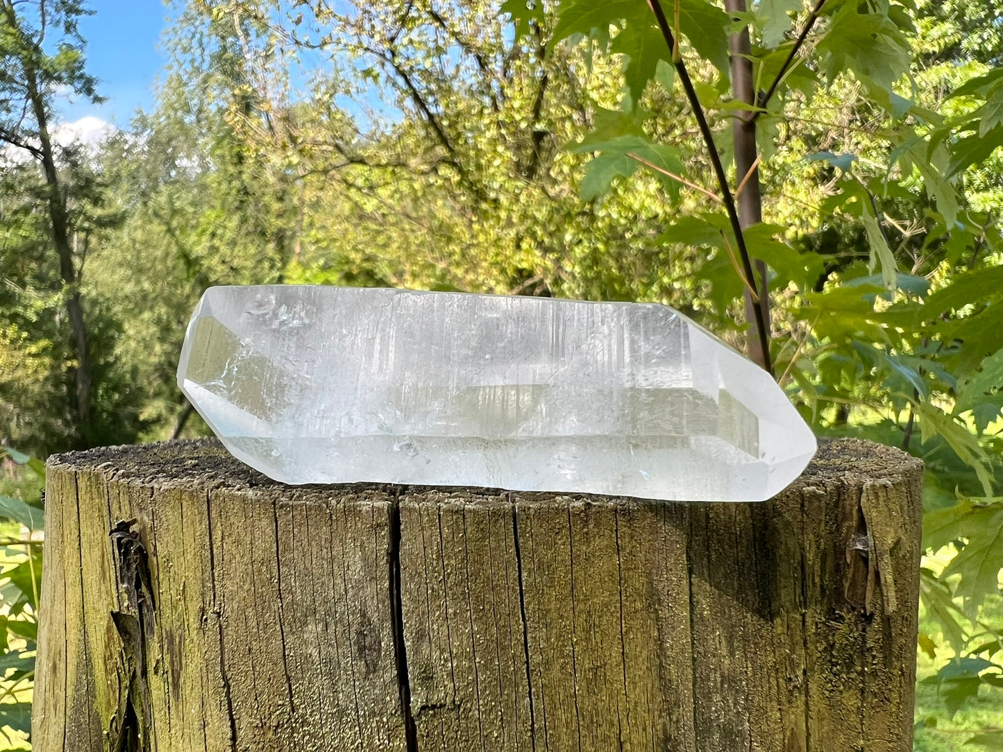Lemurian Quartz Double Terminated Quartz Point ~ Brazil
