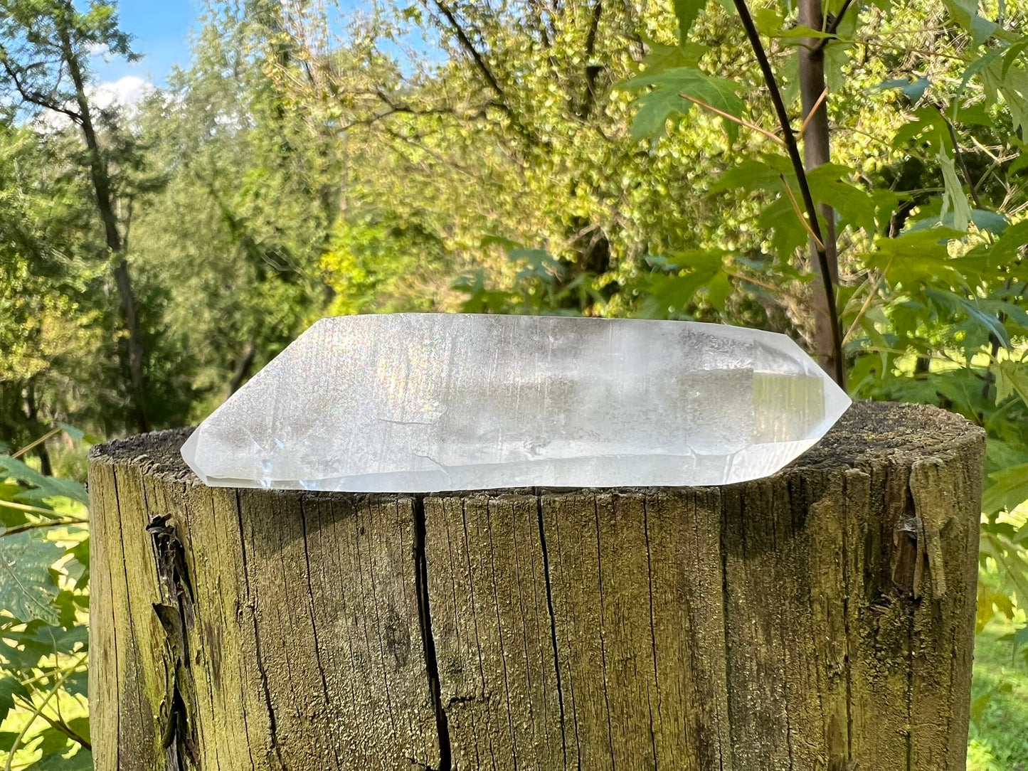 Lemurian Quartz Double Terminated Quartz Point ~ Brazil