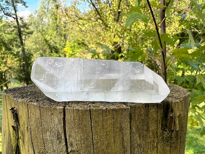 Lemurian Quartz Double Terminated Quartz Point ~ Brazil