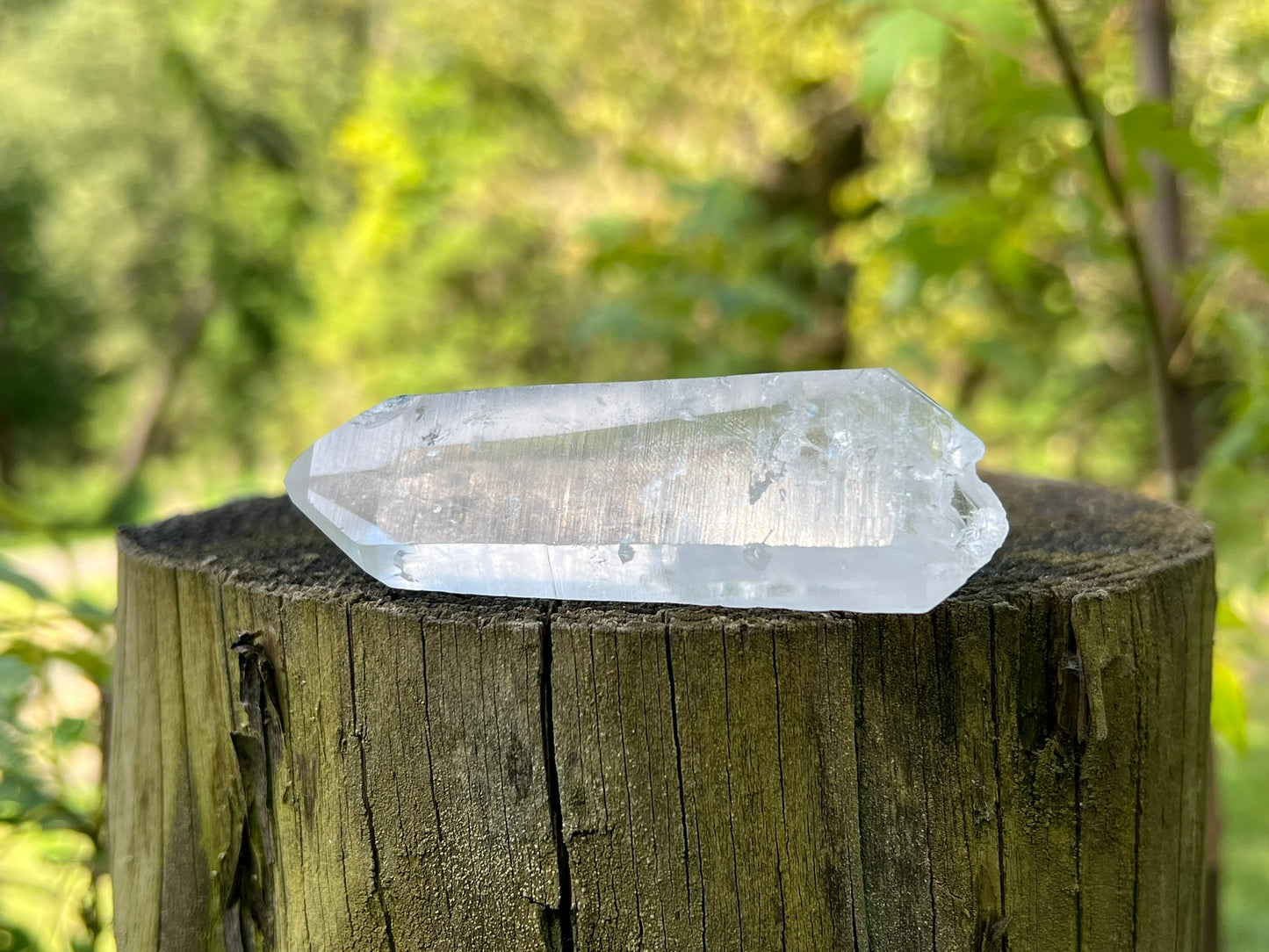 Lemurian Quartz Double Terminated Quartz Point ~ Brazil