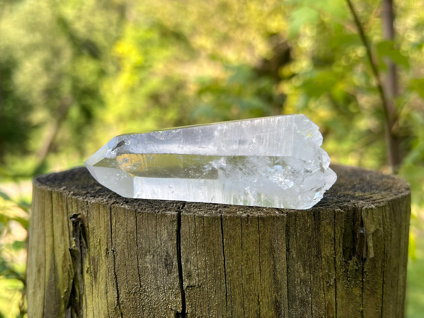 Lemurian Quartz Double Terminated Quartz Point ~ Brazil
