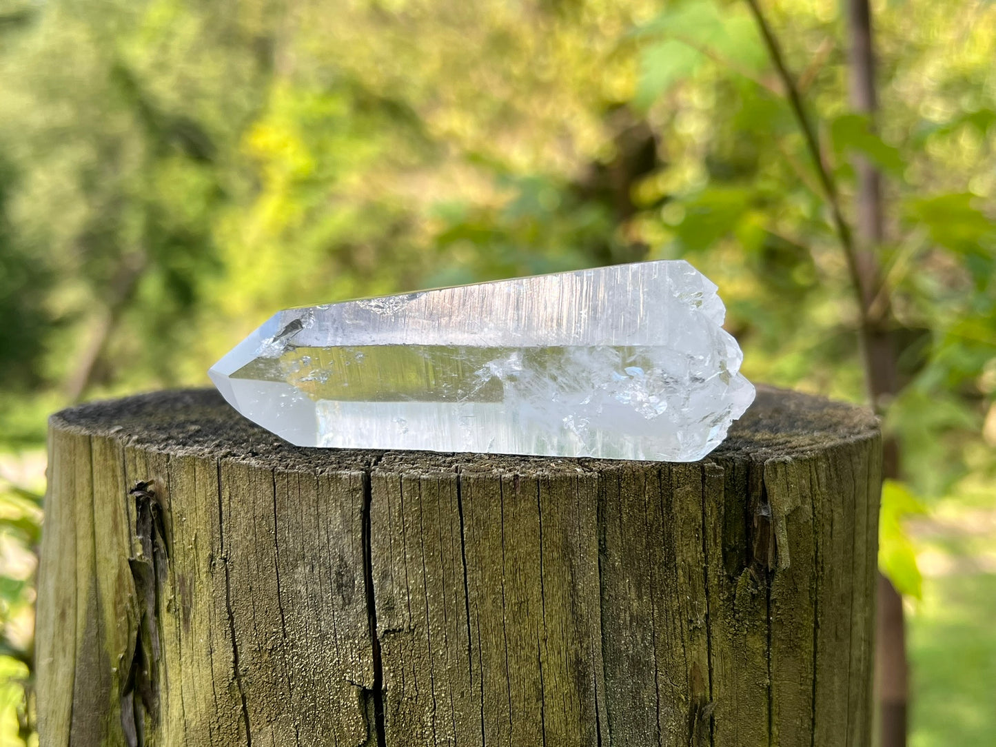 Lemurian Quartz Double Terminated Quartz Point ~ Brazil