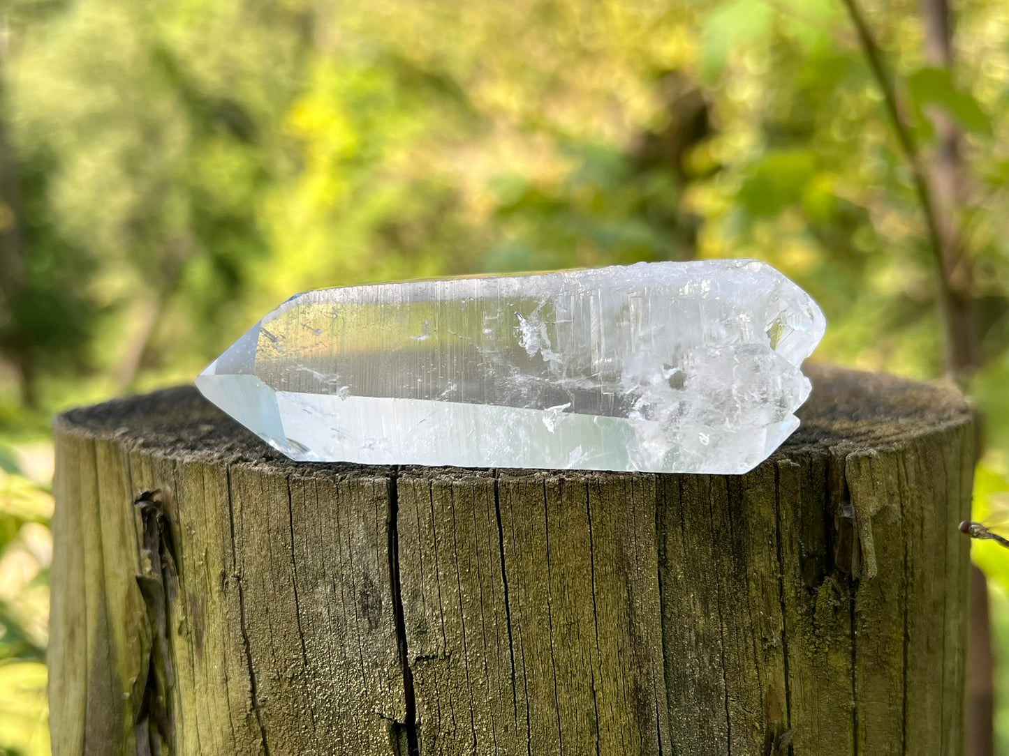 Lemurian Quartz Double Terminated Quartz Point ~ Brazil