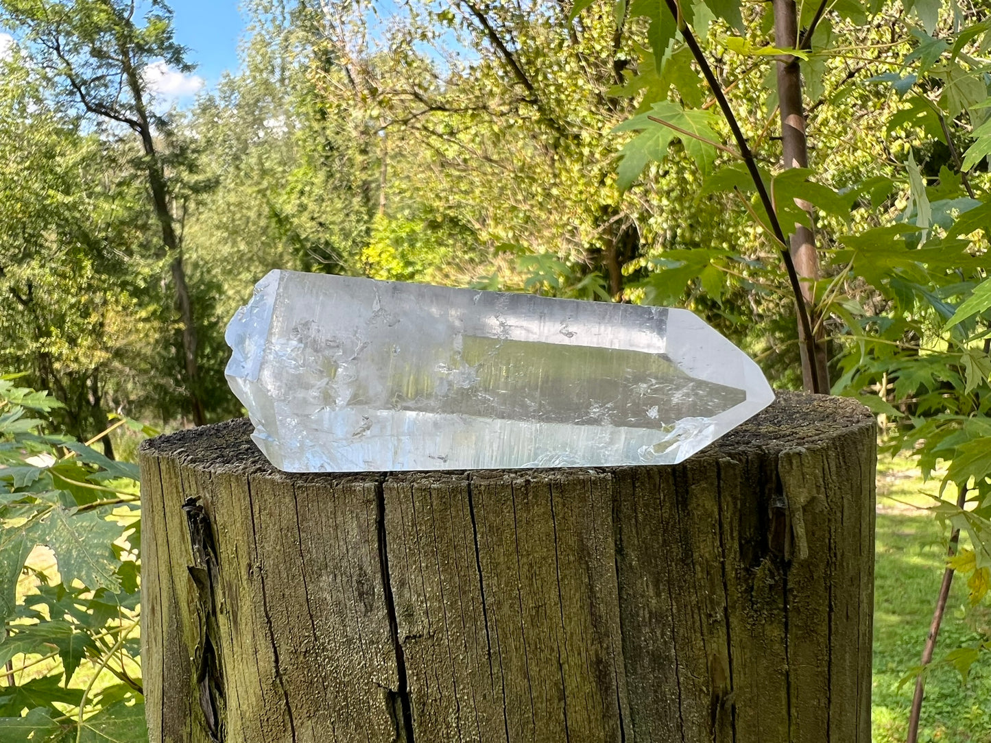 Lemurian Quartz Double Terminated Quartz Point ~ Brazil