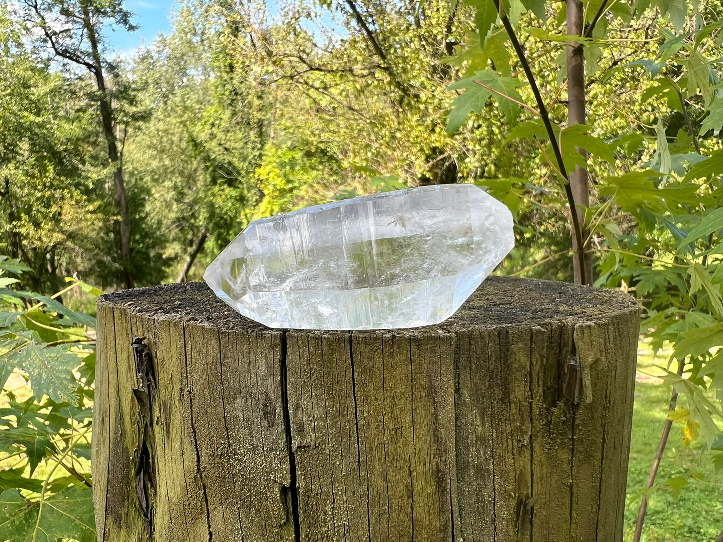 Lemurian Quartz Double Terminated Quartz Point ~ Brazil