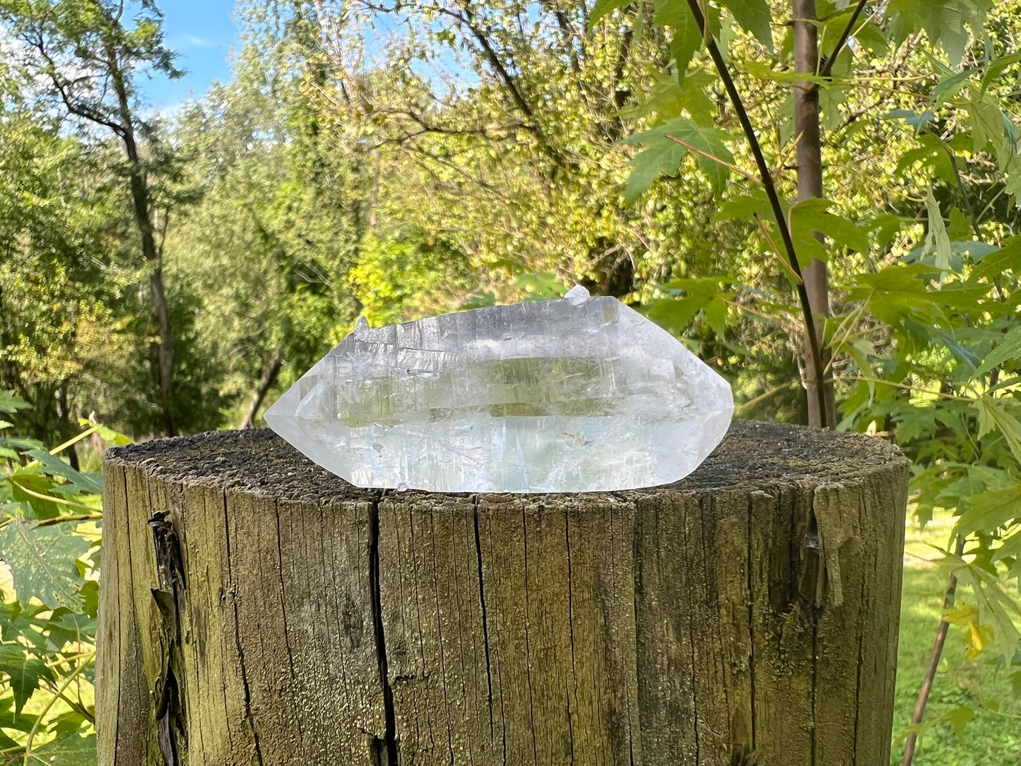Lemurian Quartz Double Terminated Quartz Point ~ Brazil