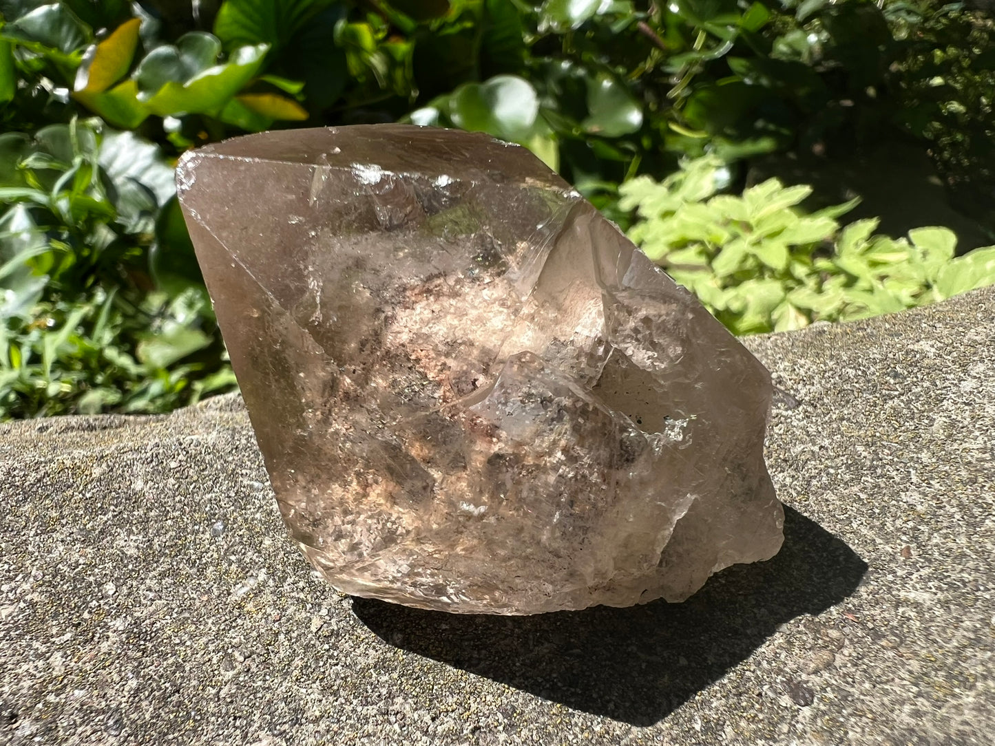Smoky Garden Quartz Point ~ Brazil
