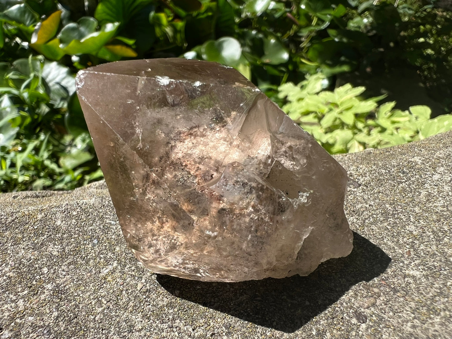 Smoky Garden Quartz Point ~ Brazil
