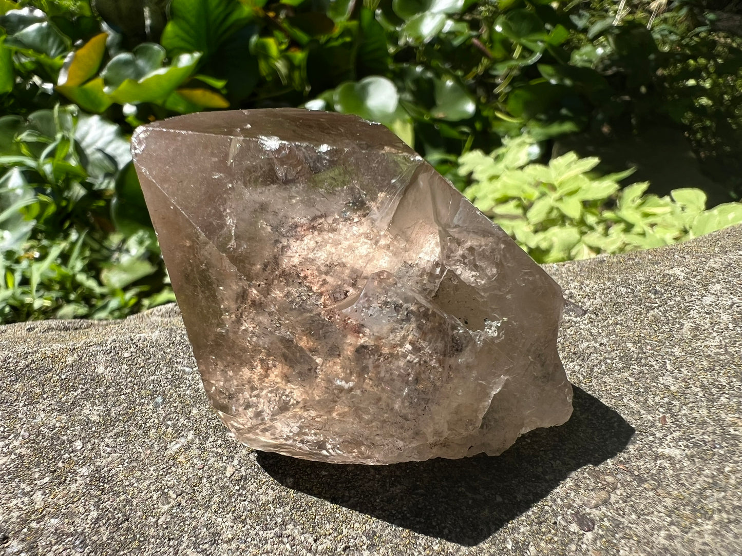 Smoky Garden Quartz Point ~ Brazil