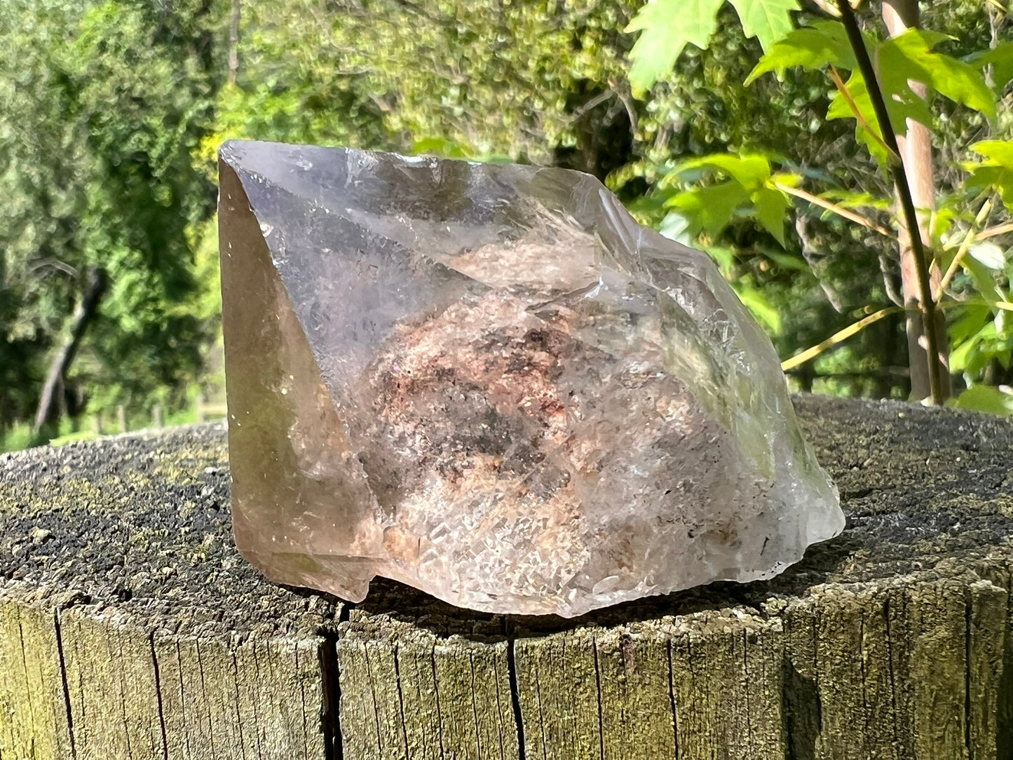 Smoky Garden Quartz Point ~ Brazil