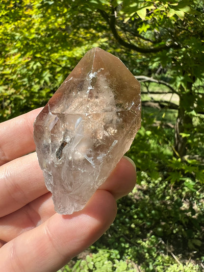 Smoky Garden Quartz Point ~ Brazil