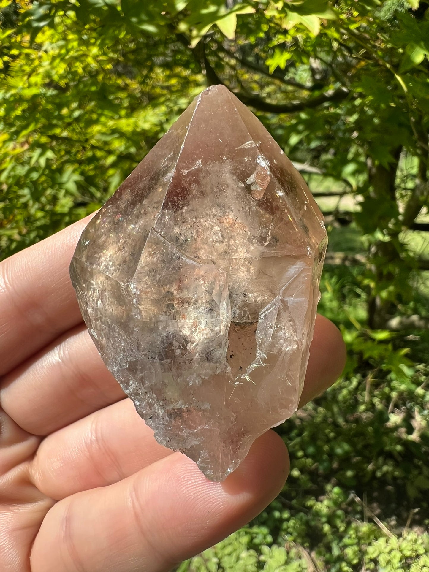 Smoky Garden Quartz Point ~ Brazil