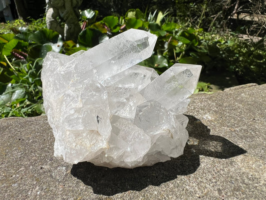 Clear Quartz Crystal Cluster