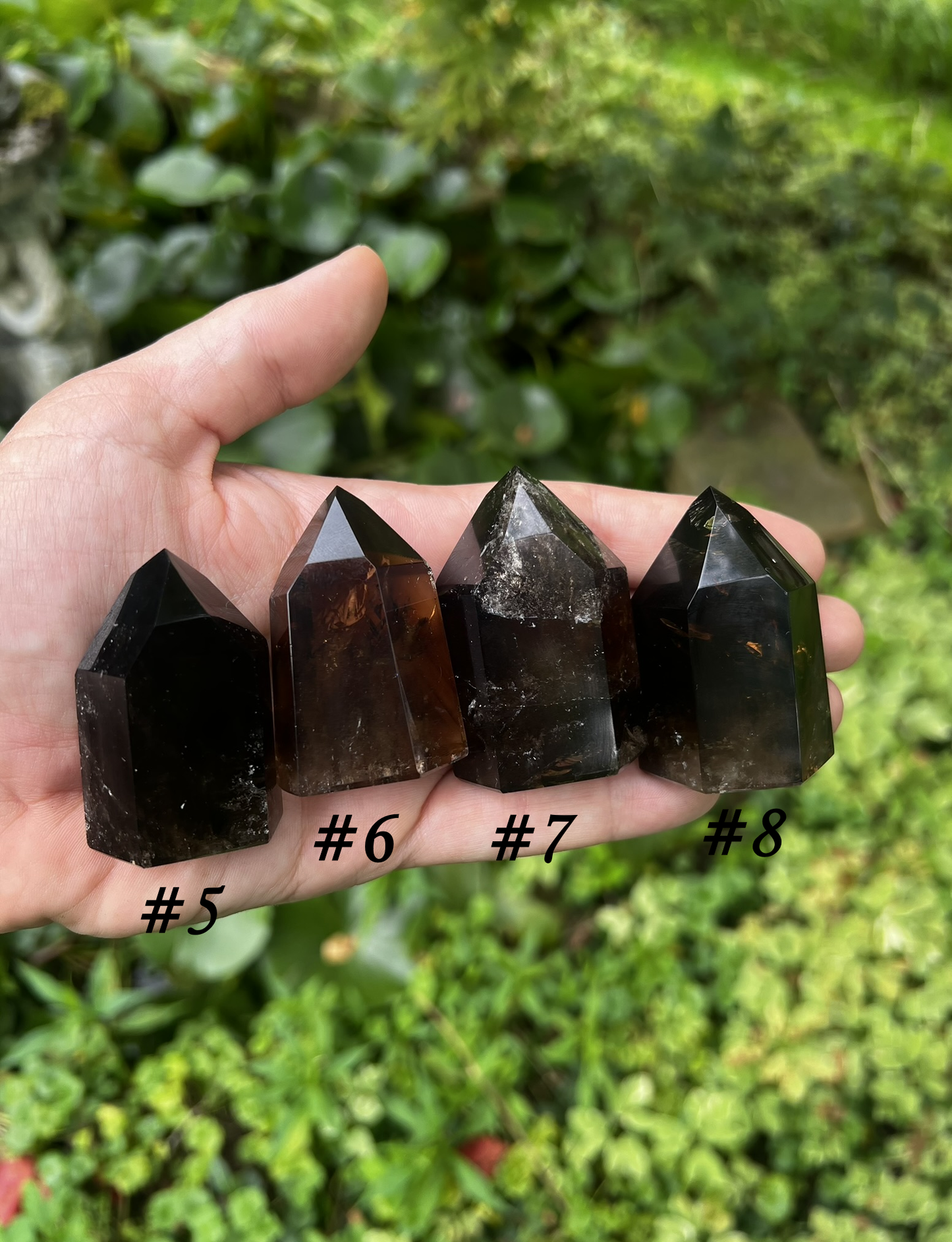 Smoky Quartz Towers ~ Dark