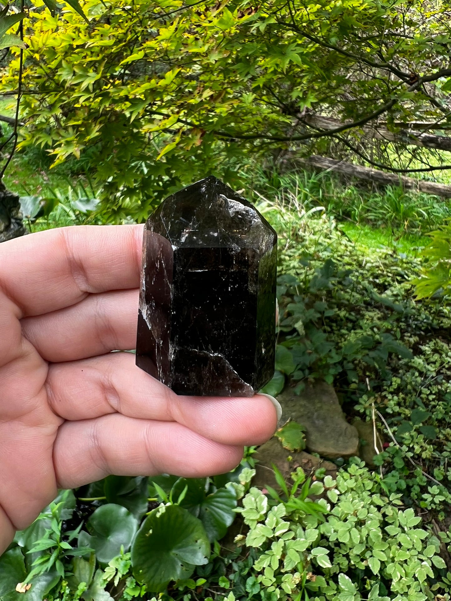 Smoky Quartz Tower ~ Dark