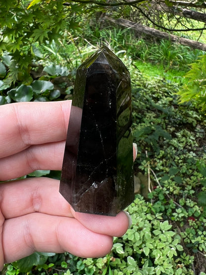 Smoky Quartz Tower ~ Dark