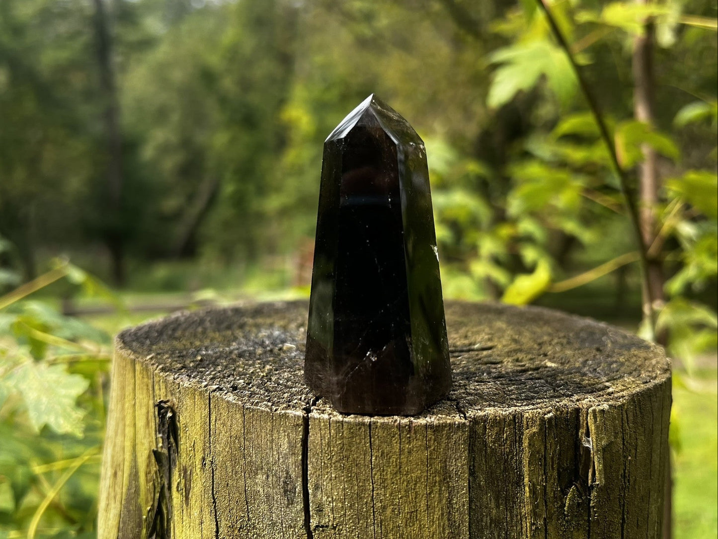 Smoky Quartz Tower ~ Dark